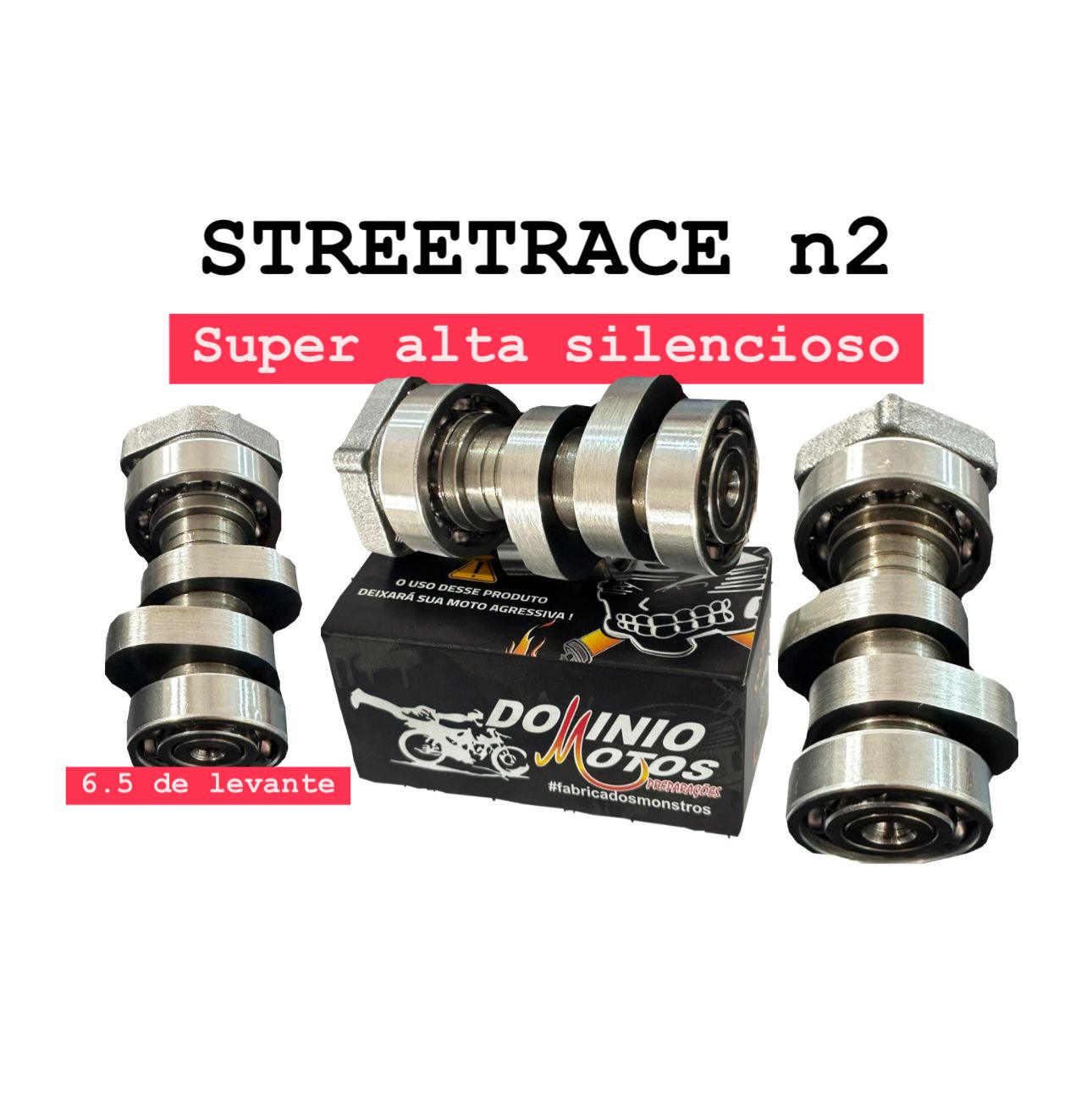 STREETRACE n2 super alta silencioso – START / FAN / TITAN / BROS 150