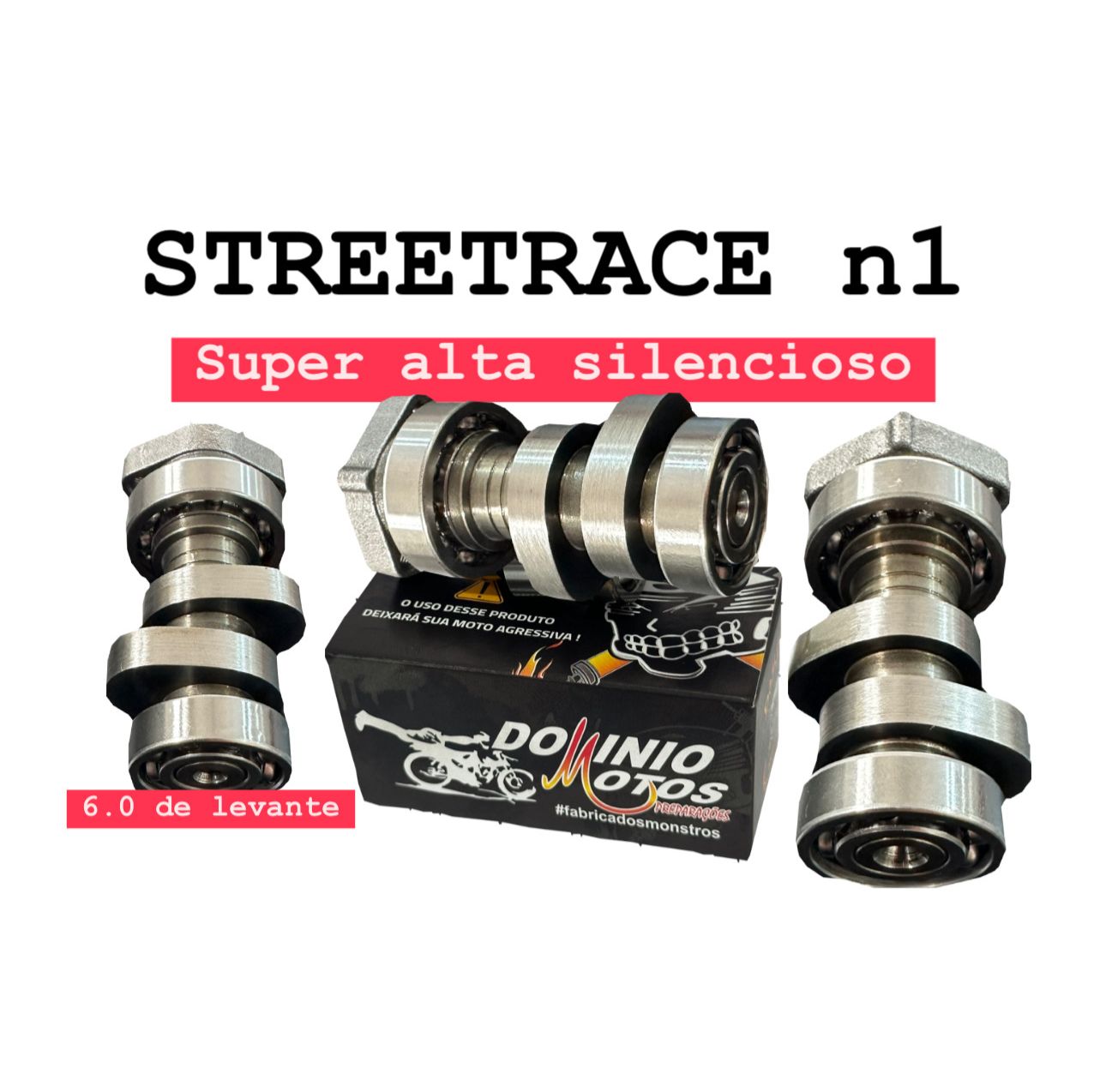 STREETRACE n1 super alta silencioso – START / FAN / TITAN / BROS 150