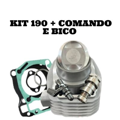 Kit 190, Comando Racingrau e Bico De Alta Vasão Cg 160